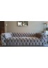 Lucy Buttoned Sofa Four Seater